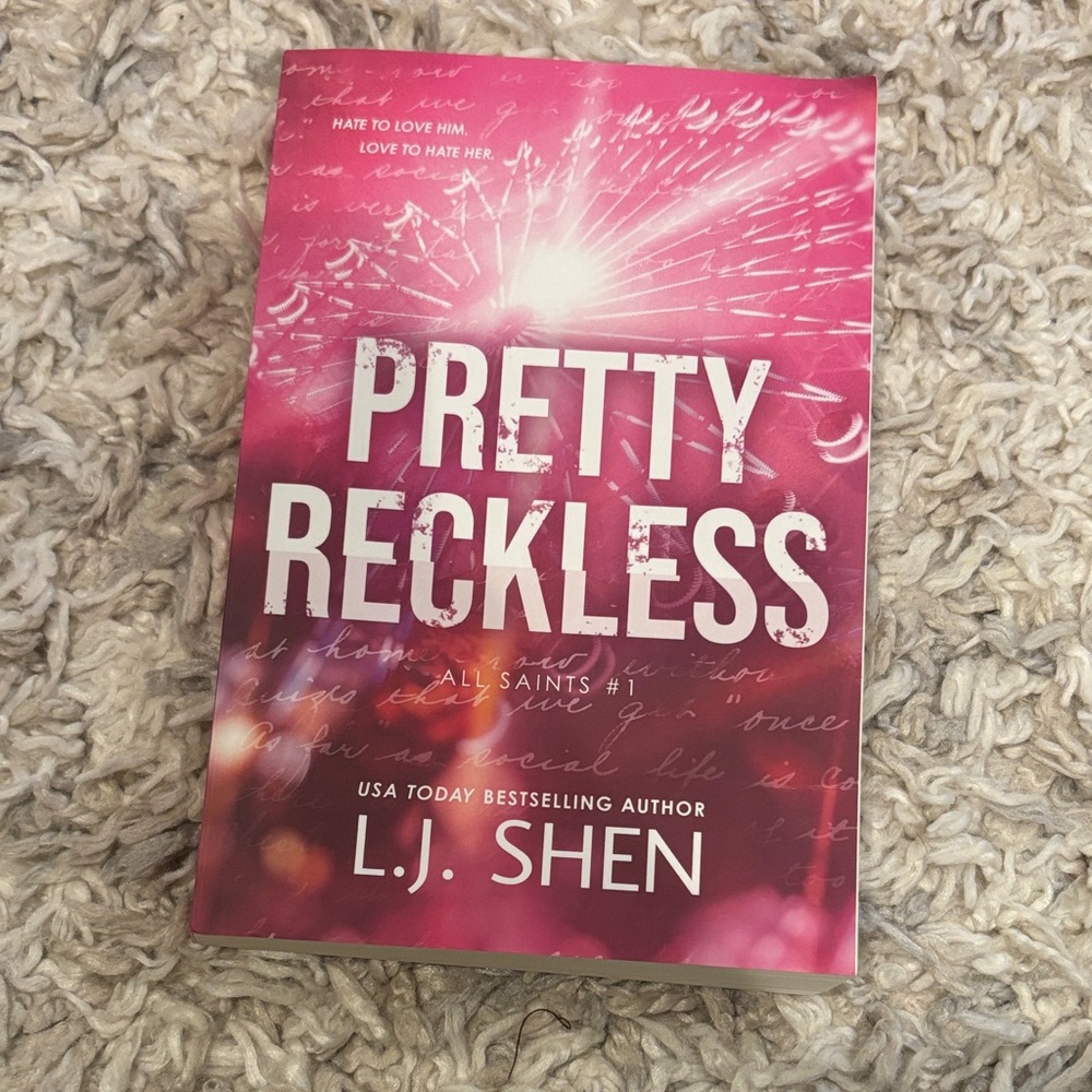 Pretty Reckless by L.J. Shen Book / Signed